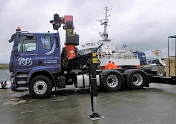 DAF CF Tractor Unit with Palfinger Crane